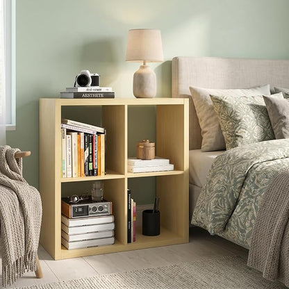 CTESNE【Wooden 4 Cube Storage Organizer Shelf - Image 8