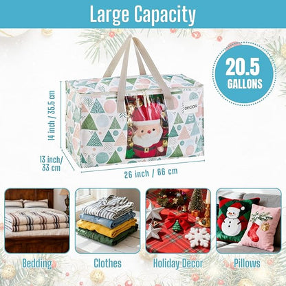 VENO 6 Pack Moving Bags, Large Christmas Storage Bins - Image 4