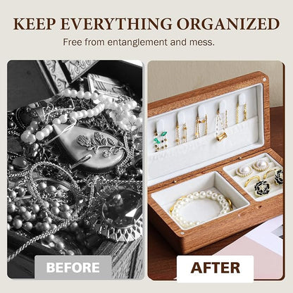 LadyRosian Wooden Small Jewelry Box - Image 5