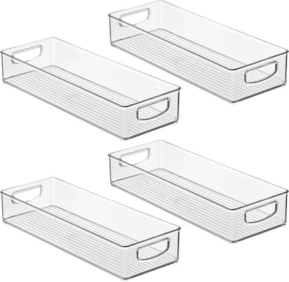 iDesign Slim Extra Long Clear Storage Bin, Kitchen or Pantry Organizer - Image 9