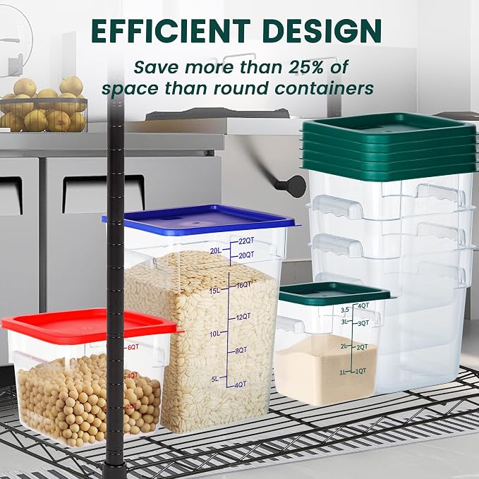 4 Pack Food Storage Containers - Image 6