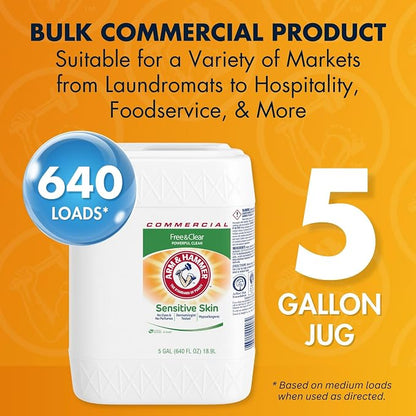 Arm & Hammer HE Compatible Liquid Detergent, 5 gal Jug - Image 2