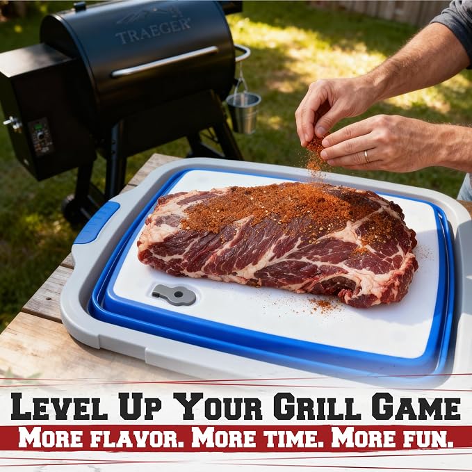 KITCHEN PERFECTION Collapsible XL Smoker & BBQ Prep Tub - Image 7