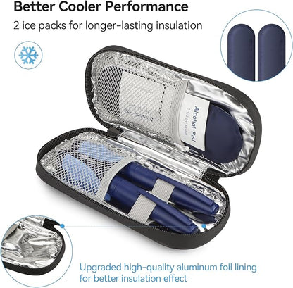 Insulin Cooler Travel Case Diabetic Medication Insulated Cool Organizer - Image 2