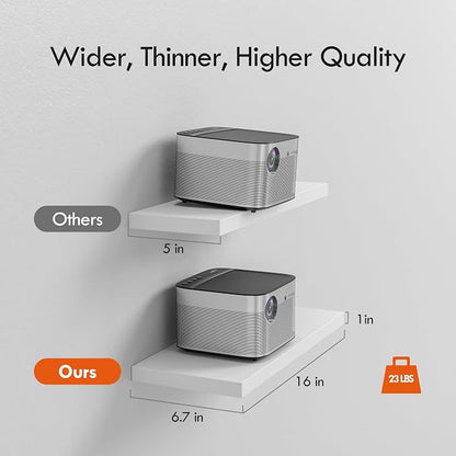 YUFLINX 16’’White Floating Shelves - Image 3