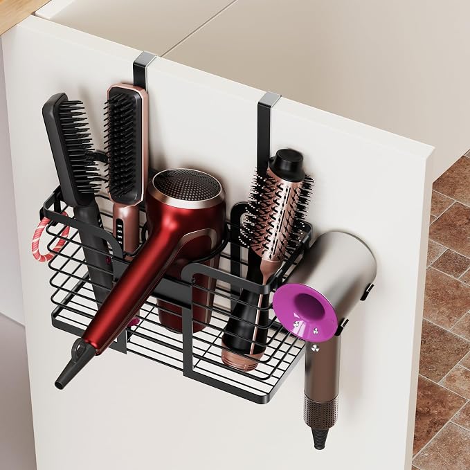 YIGII Hair Dryer Holder, 3 in 1 Hair Tools Organizer Blow Dryer Holder by YIGII