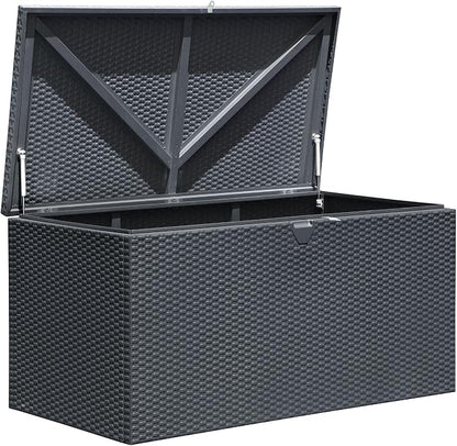 Arrow 4' x 2' x 2' Spacemaker Anthracite 134 Gallon Hot-Dipped Galvanized Steel by Arrowsheds