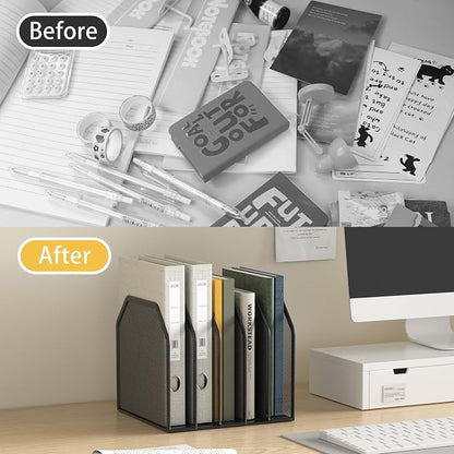 Metal 5-Section File Folder Organizer - Image 7