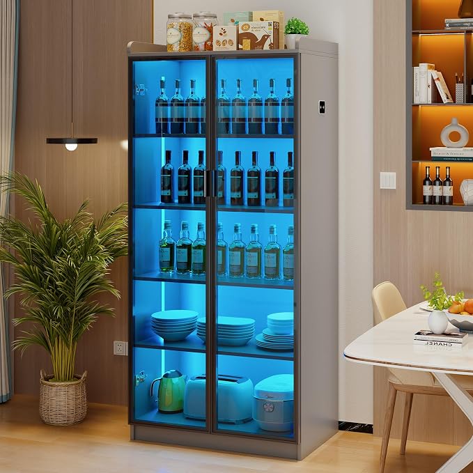 Lvifur 65" Display Cabinet - Image 8