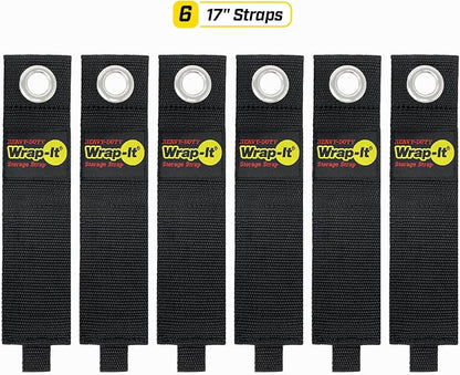 Heavy-Duty Wrap-It Storage Straps, 17-inch - Image 3