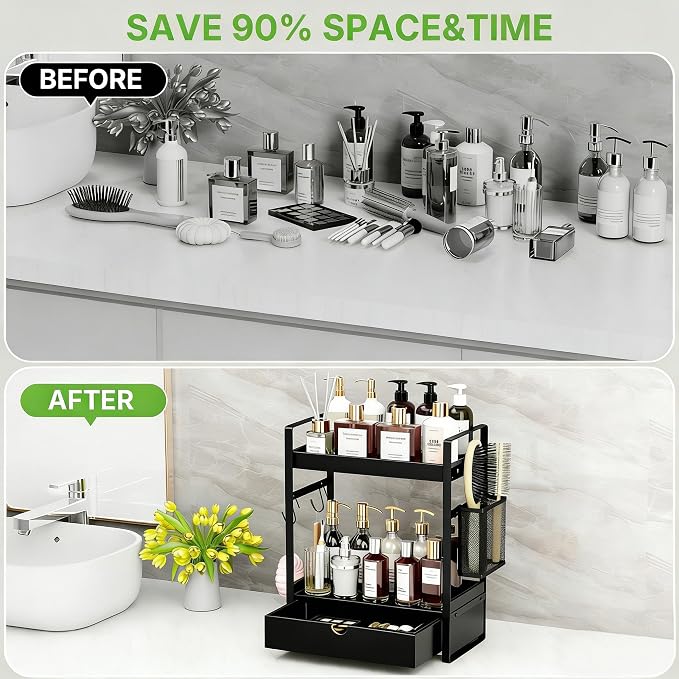 2-Tier Bathroom Counter Organizer - Image 7