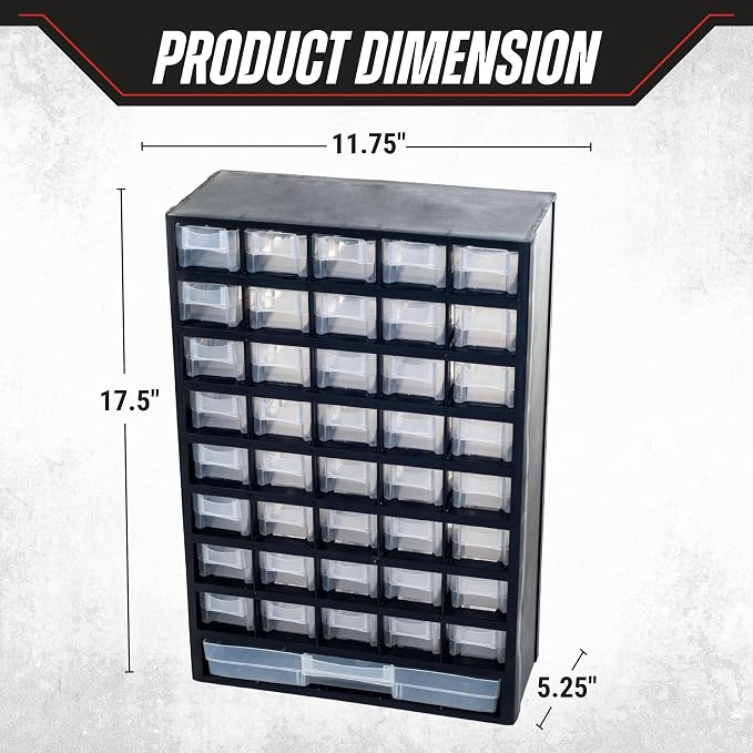Storage Bin with Drawers - Image 2