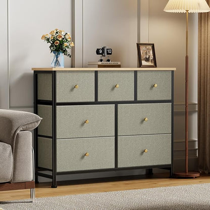 Sweetcrispy 7 Drawer Dresser for Bedroom Storage - Image 2