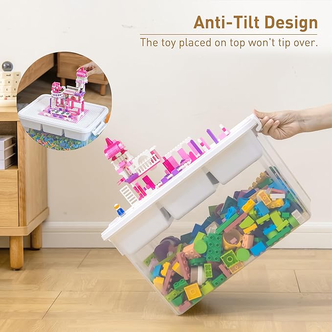 Citylife 17 QT Plastic Storage Box - Image 4