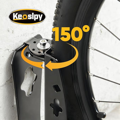 Swivel Bike Wall Mount Space Saving, Garage Bike Rack Wall Mount, No Lifting - Image 3