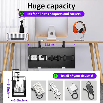 Under Desk Cable Management Tray - Image 2