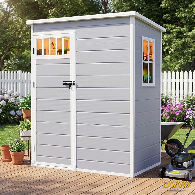 DWVO 5x3FT Outdoor Storage Shed - Image 9