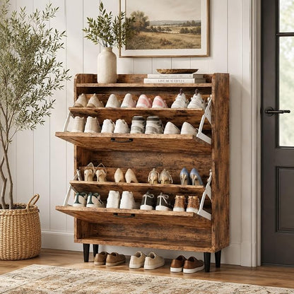 VINGLI Shoe Storage Cabinet for Entryway - Image 3