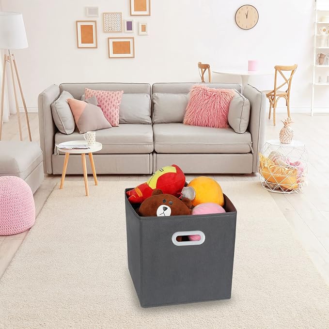 Fabric Cloth Storage Bins, Fabric Cube Organizer - Image 6
