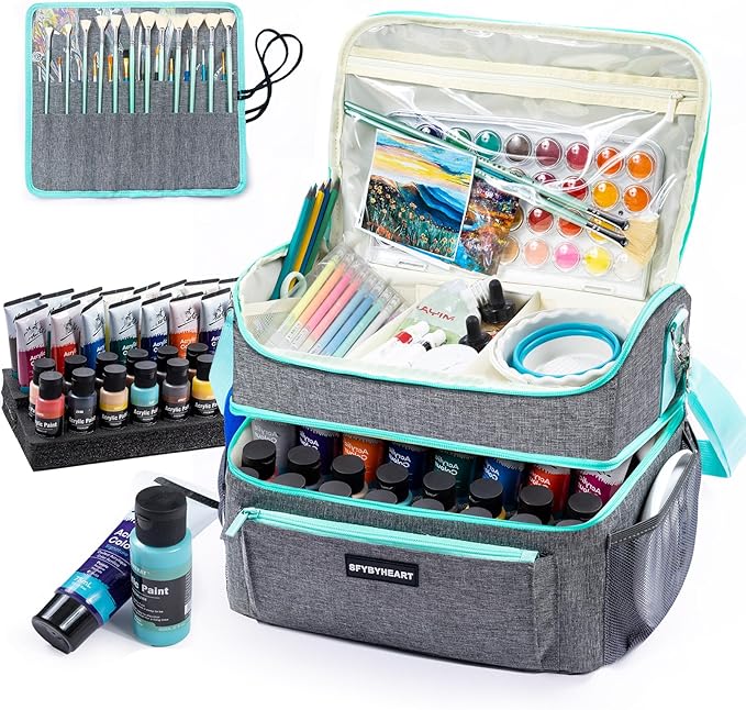 Acrylic Paint Organizer Bag by SFYBYHEART