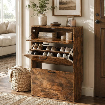 VINGLI Shoe Cabinet Storage for Entryway Ultra Slim by VINGLI