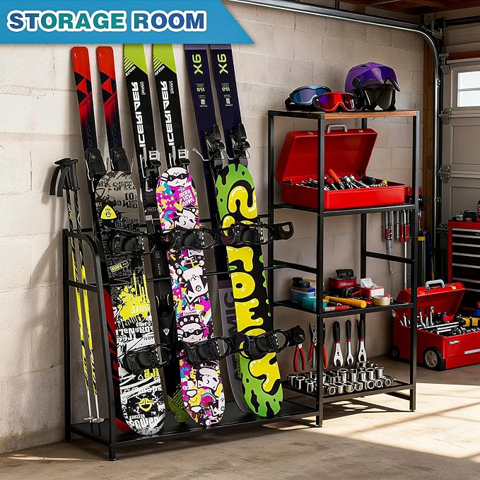Ski-Snowboard Storage Rack Holder - Image 7