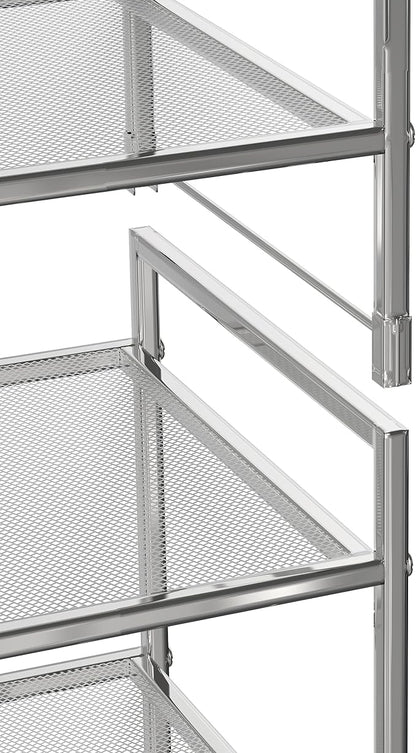 Simple Houseware 3-Tier Stackable Mesh Shoe Rack - Image 4