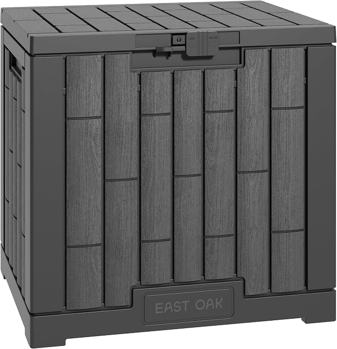 EAST OAK Outdoor Storage Box, 31 Gallon Deck Box by EASTOAK