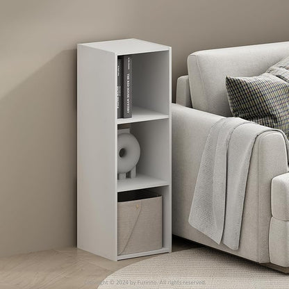 Furinno PELLI Book Shelf, 3-Cube Bookshelf, Cube Storage Organizer Bookcase - Image 2