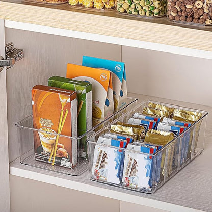 Vtopmart 4 Pack Food Storage Organizer Bins, Cabinet Organization and Storage - Image 7