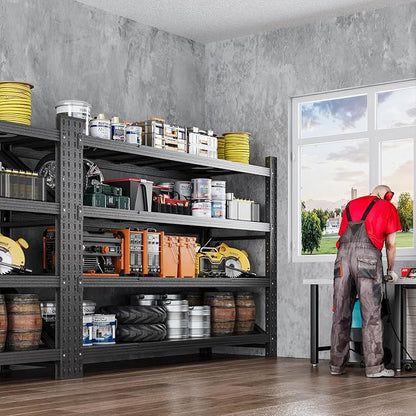5000LBS Metal Garage Shelving Unit 60" W Storage Shelves Heavy Duty 4 Tier - Image 3