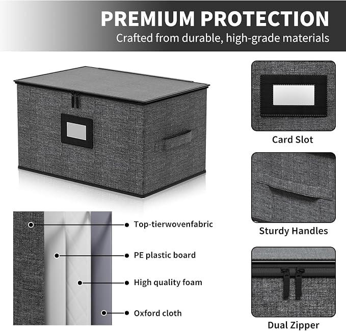 2-Pack Wine Glass Storage Box - Image 4