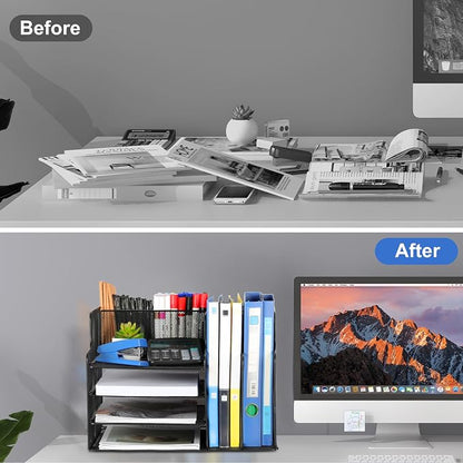 4-Tier Desk Organizer and Accessories - Image 3