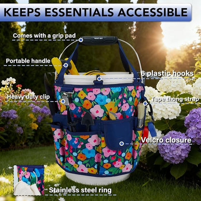 KUNN 18-Pocket Bucket Tool Organizer | Heavy-Duty 5 Gallon Bucket Caddy - Image 3