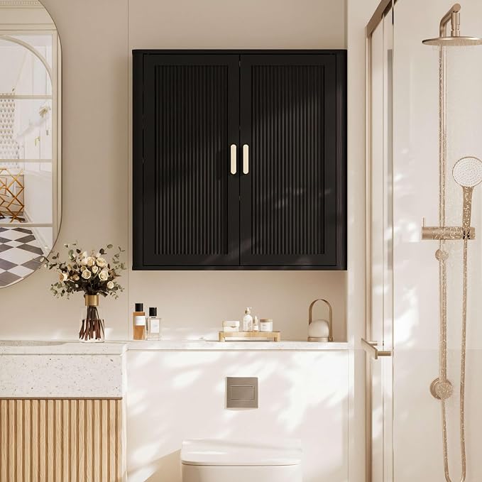 INNOD Bathroom Storage Cabinet, Over The Toilet Storage Cabinet, Medicine - Image 5