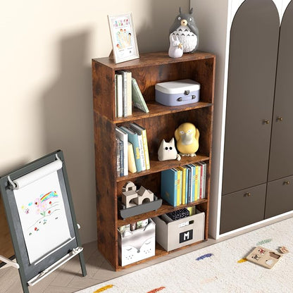 Wooden Cube Storage Organizer, Low Bookcase Storage Display Organizer) - Image 6