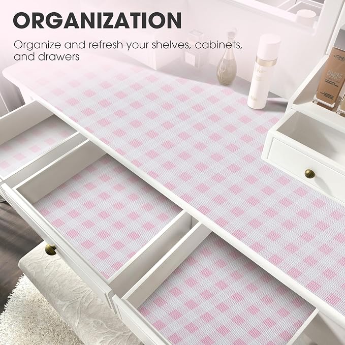 Drawer and Shelf Liner, Non-Slip Kitchen Cabinet Liners Non-Adhesive Thick - Image 6