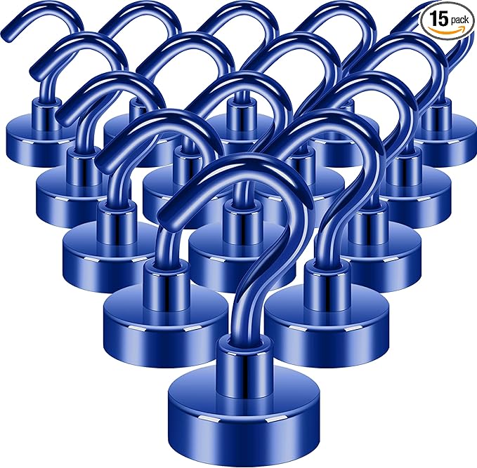 Neosmuk Magnetic Hooks, Heavy Duty 30lb+ Strong Magnet Hook by Neosmuk