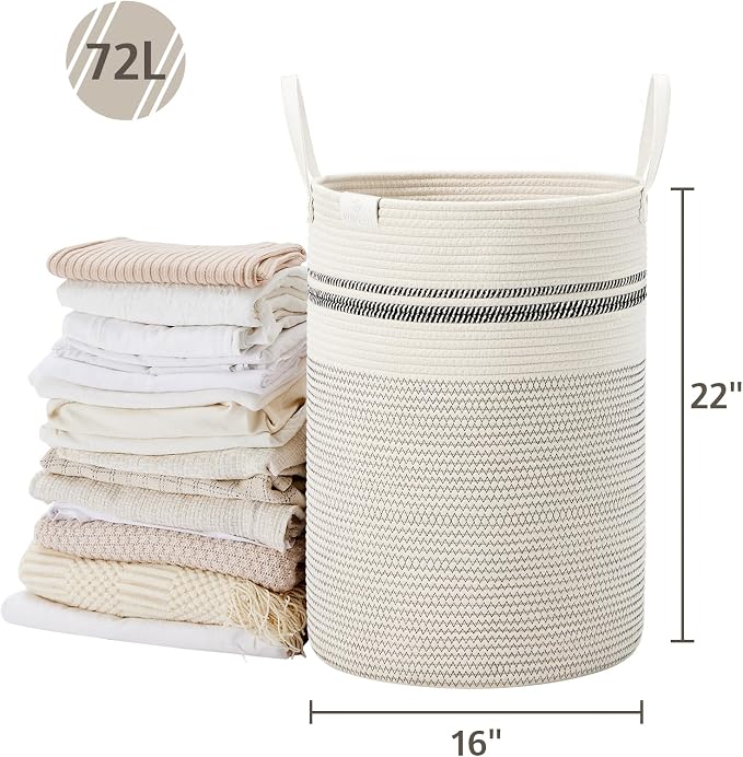 VIPOSCO Tall Laundry Basket, Large Dirty Clothes Hamper - Image 5