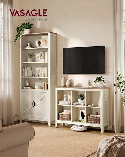 VASAGLE Liry Collection Farmhouse Bookcase, 6-Cube Storage Organizer - Image 3