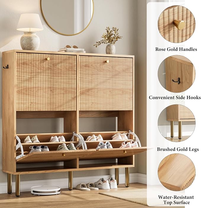Nicetree Shoe Storage Cabinet for Entryway - Image 6