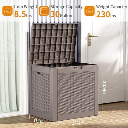 ROJIK Outdoor Storage Housing Deck Box - Image 2