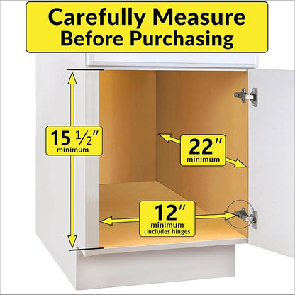 LYNK PROFESSIONAL® SELECT™ Pull Out Under Sink Kitchen Cabinet Organizer - Image 4