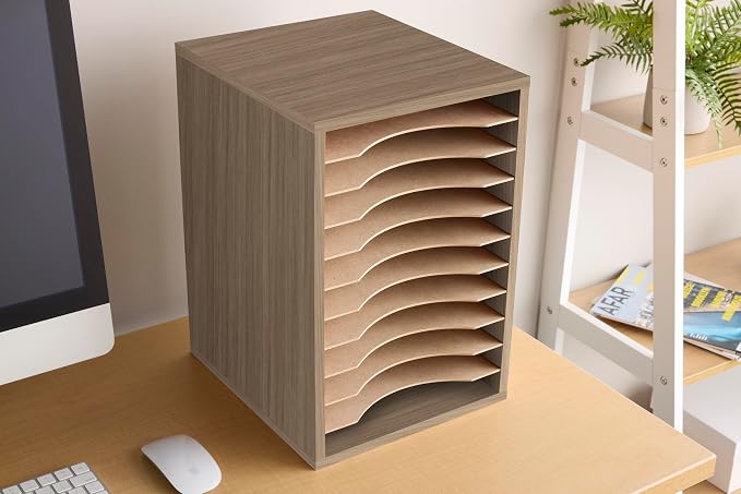 Safco Products Vertical Desktop Sorter, 11 Compartment - Image 4