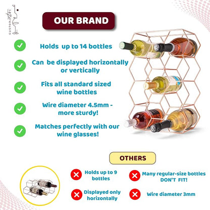 Gusto Nostro Countertop Wine Rack - Image 6