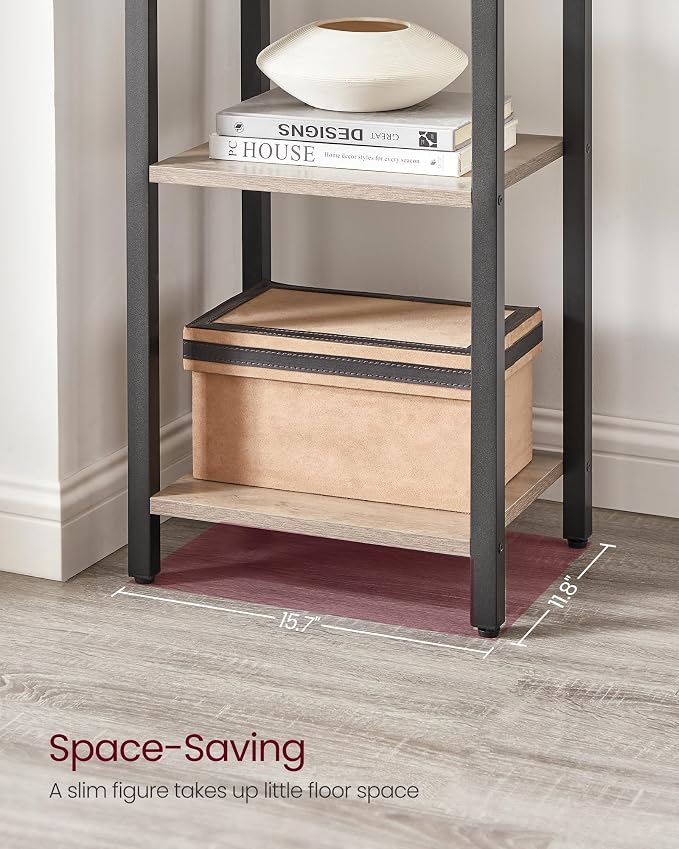VASAGLE 6-Tier Bookshelf, Bookcase - Image 5