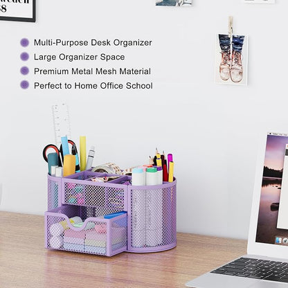 EasyPAG Mesh Pen Holder Desk Organizer - Image 2