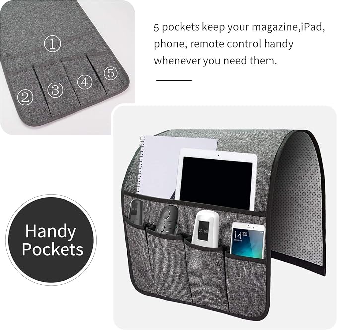 Sofa Armrest Organizer, Remote Control Holder - Image 4