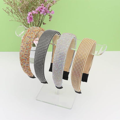 Bigfety Acrylic Headband Holder, 2 Pack Clear Headband Organizer Stand - Image 7
