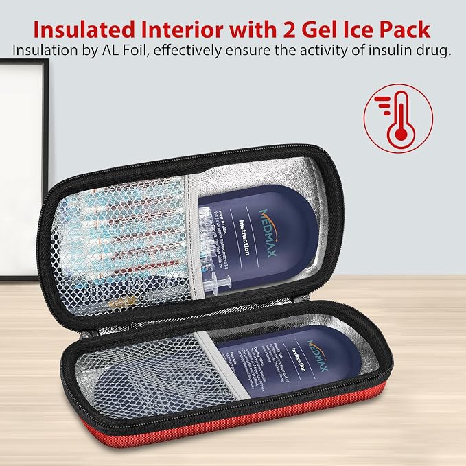 Hard Shell Insulin Cooler Travel Case - Image 2